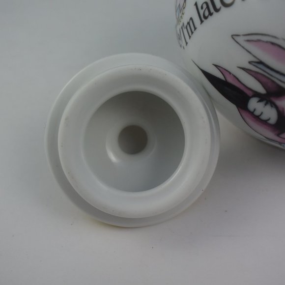 RARE FIND! Ceramic Alice in Wonderland Sugar Bowl w Lid Designed by Paul Cardew - Picture 8 of 11